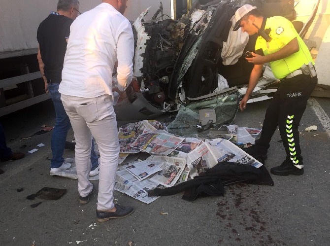 Rize'de Trafik Kazası 1 Ölü, 1 Yaralı 14