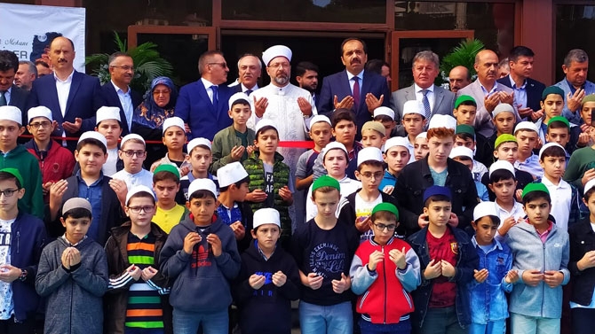 Diyanet İşleri Başkanı Ali Erbaş, Rize'de Yurt Açılışına Katıldı 14