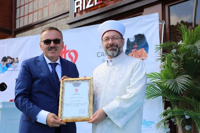 Diyanet İşleri Başkanı Ali Erbaş, Rize'de Yurt Açılışına Katıldı 7