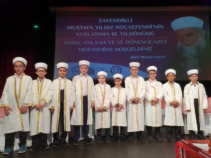 Zavendikli Mustafa Yıldız Hocaefendi Rize'de anıldı 1
