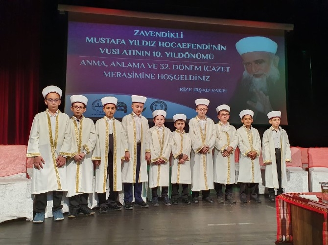 Zavendikli Mustafa Yıldız Hocaefendi Rize'de anıldı 10