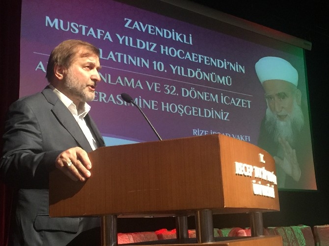 Zavendikli Mustafa Yıldız Hocaefendi Rize'de anıldı 18
