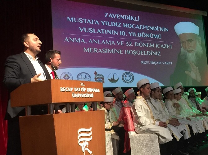 Zavendikli Mustafa Yıldız Hocaefendi Rize'de anıldı 47