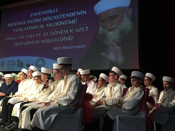 Zavendikli Mustafa Yıldız Hocaefendi Rize'de anıldı 74