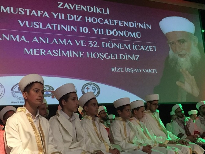 Zavendikli Mustafa Yıldız Hocaefendi Rize'de anıldı 79