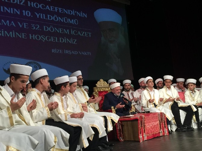 Zavendikli Mustafa Yıldız Hocaefendi Rize'de anıldı 82