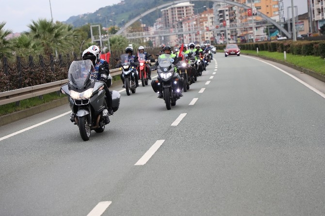Rize'de Motosiklet ve Off-Road Araçlarıyla "Cumhuriyet Bayramı 4
