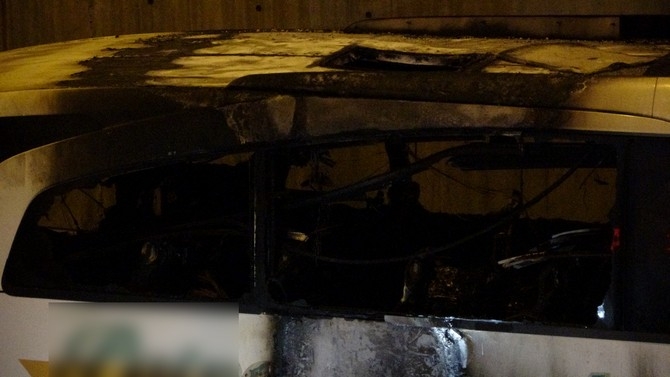 Faciadan dönüldü: Yolcu otobüsünde yangın çıktı 11