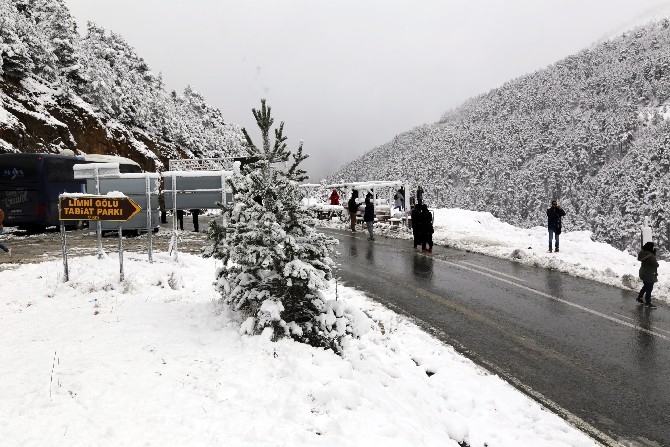 Zigana Dağı'nda kar kalınlığı 15 santimetreyi geçti 17