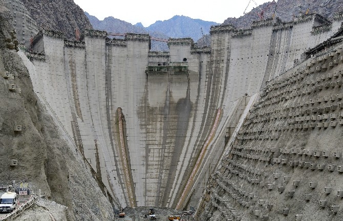 Yusufeli Barajı ve HES'in güncel görüntüleri paylaşıldı 19