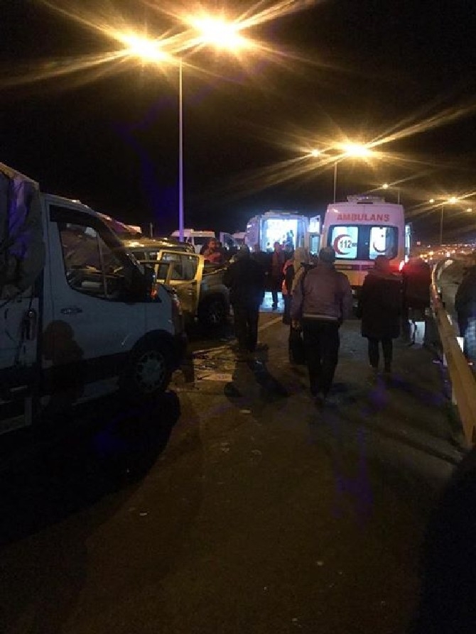 Rize'de Trafik Kazası 1 Ölü 8 Yaralı 1