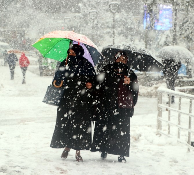 Rize ve Trabzon'da kar yağışı 11