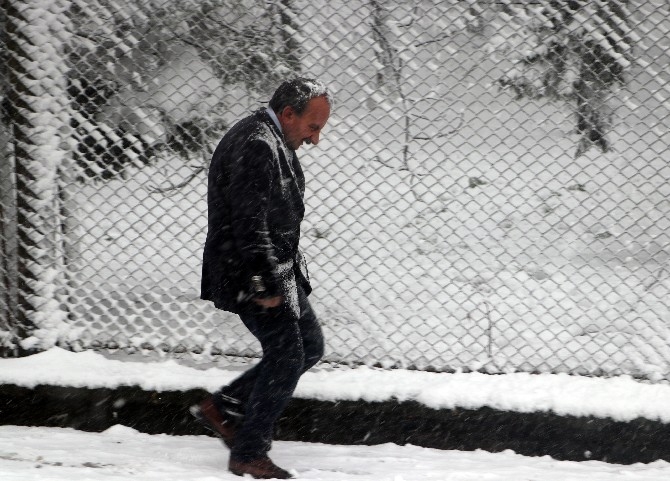 Rize ve Trabzon'da kar yağışı 13