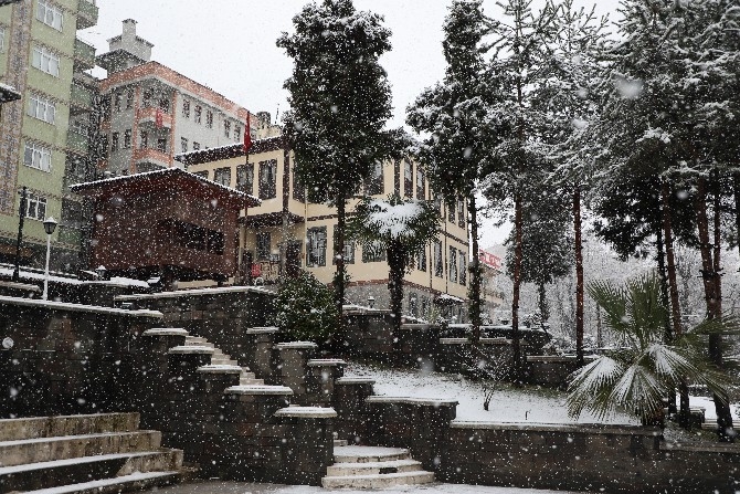 Rize ve Trabzon'da kar yağışı 2