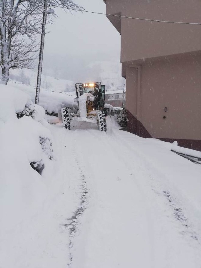 Rize ve Trabzon'da kar yağışı 21
