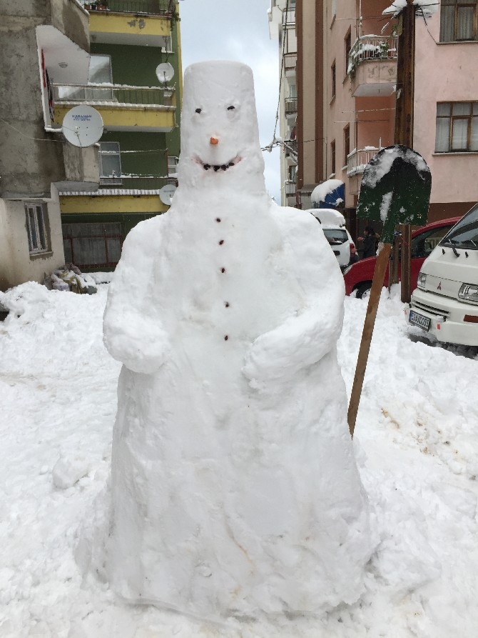 Rize'de Kardan Adam Fotoğrafları 12