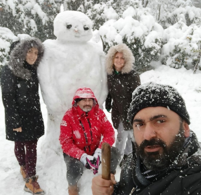Rize'de Kardan Adam Fotoğrafları 19