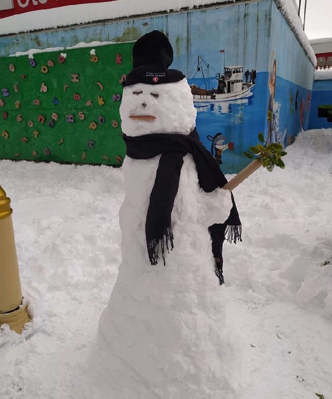 Rize'de Kardan Adam Fotoğrafları 2