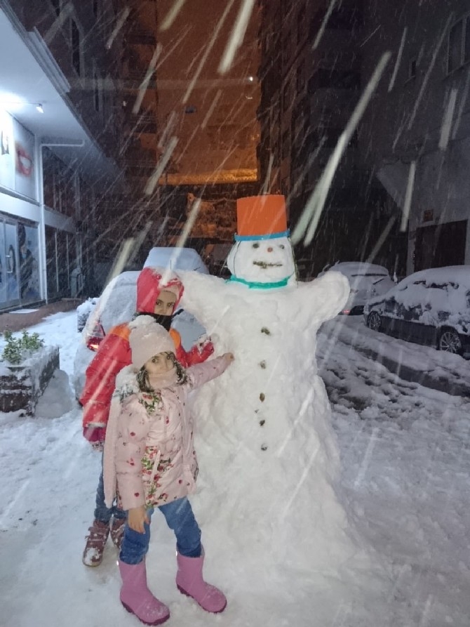 Rize'de Kardan Adam Fotoğrafları 31