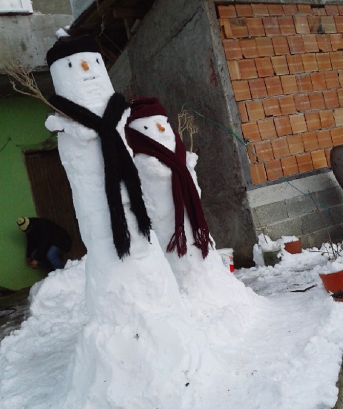 Rize'de Kardan Adam Fotoğrafları 33