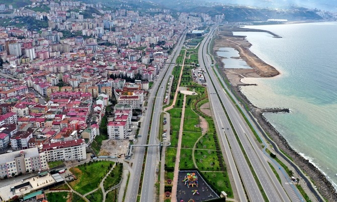 Sokağa çıkma yasağıyla Trabzon sessizliğe büründü 6