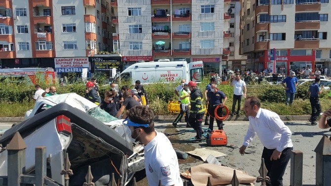 Rize'de Trafik Kazası 2 Ölü, 1 Ağır Yaralı 14