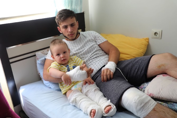 Rize'de Selde Duvarı Çöken Evde Yaralanan Genç, 1,5 Yaşındaki Karde 19