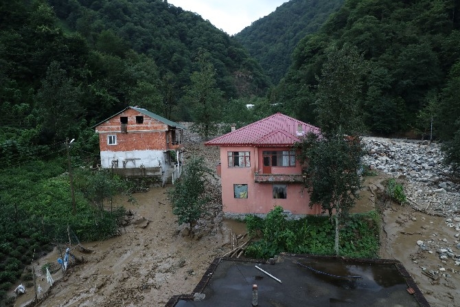Kaçkar köyü havadan görüntülenince felaketin boyutu ortaya çıktı 13