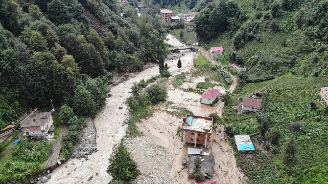 Kaçkar köyü havadan görüntülenince felaketin boyutu ortaya çıktı 25