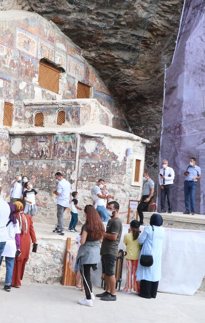 Sümela Manastırı'nı 45 bini aşkın kişi ziyaret etti 3