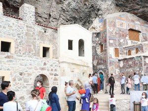 Sümela Manastırı'nı 45 bini aşkın kişi ziyaret etti