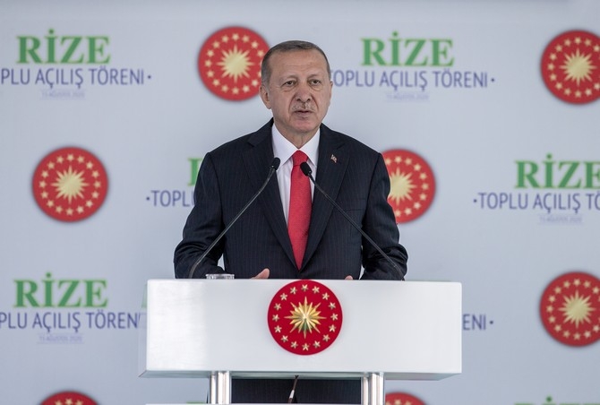 Cumhurbaşkanı Erdoğan Rize'de Toplu Açılış Törenine Katıldı 17