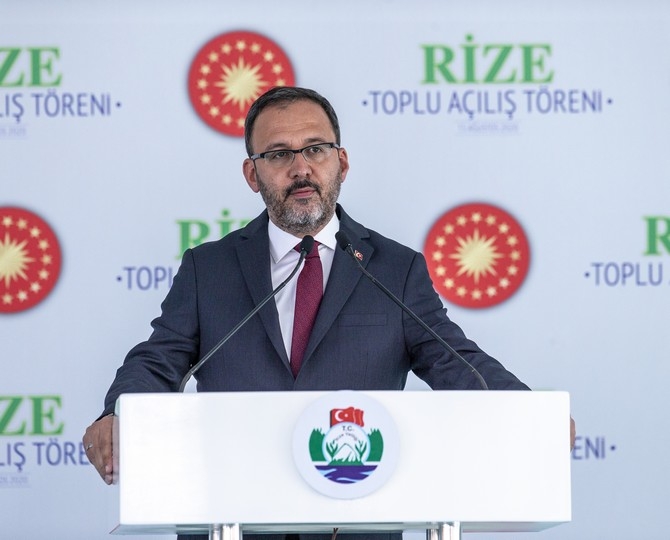 Cumhurbaşkanı Erdoğan Rize'de Toplu Açılış Törenine Katıldı 33