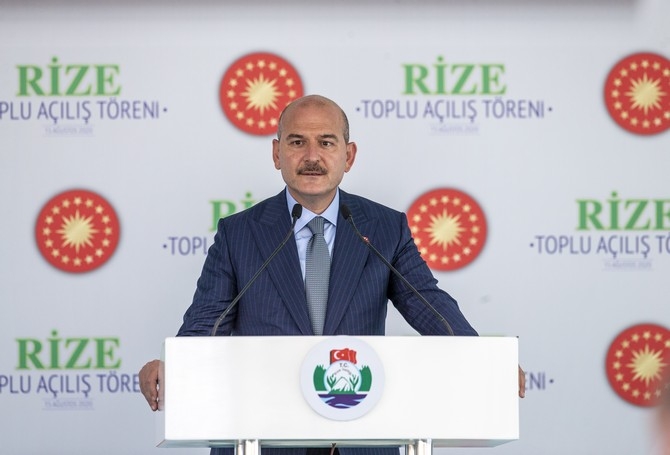 Cumhurbaşkanı Erdoğan Rize'de Toplu Açılış Törenine Katıldı 37