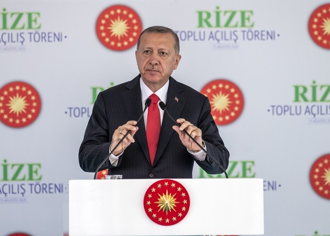 Cumhurbaşkanı Erdoğan Rize'de Toplu Açılış Törenine Katıldı 4