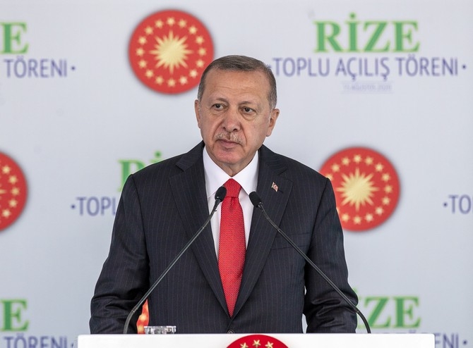 Cumhurbaşkanı Erdoğan Rize'de Toplu Açılış Törenine Katıldı 6