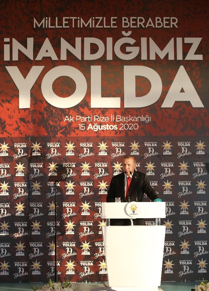 Cumhurbaşkanı Erdoğan, AK Parti Rize İl Teşkilatı ile Buluştu 1