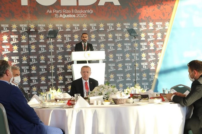 Cumhurbaşkanı Erdoğan, AK Parti Rize İl Teşkilatı ile Buluştu 11
