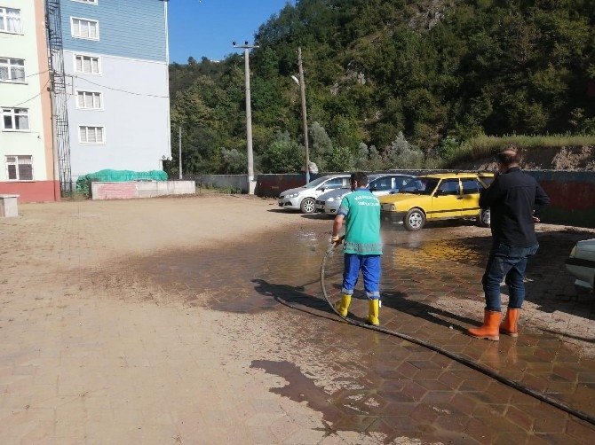 Rize Belediyesi, Giresun'da Selzedelerin Yardımına Koştu 1