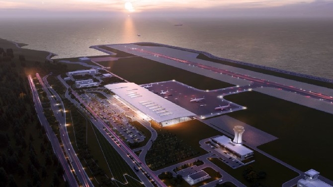 Vali Çeber: "Rize-Artvin Havalimanı inşaatı yüzde 76 seviyelerine g 1
