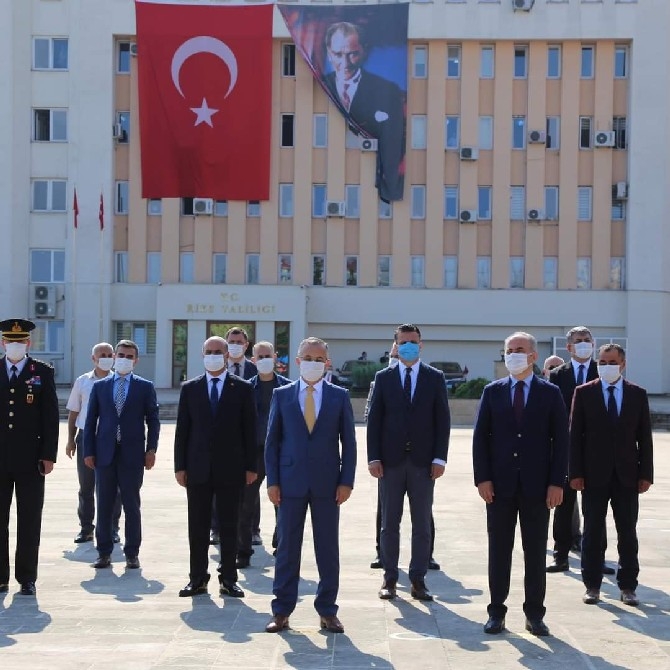 Atatürk'ün Rize'ye gelişinin 96. yıl dönümü kutlandı 11
