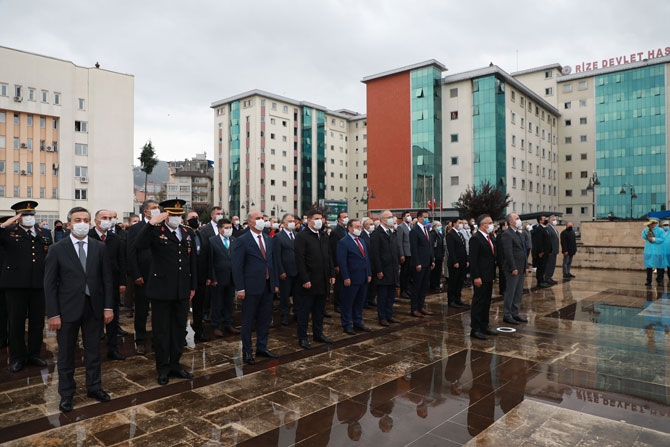Rize'de 10 Kasım Atatürk'ü Anma Törenleri 7
