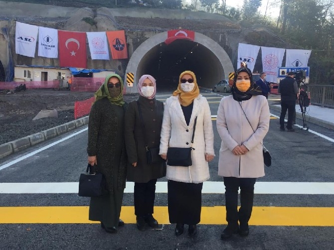 Salarha Tüneli'nin ilk tüpü hizmete açıldı. 11