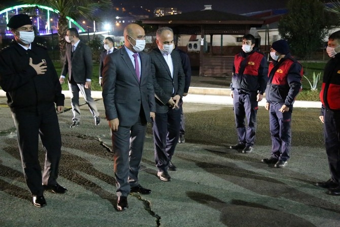 Başkan Metin, Yılbaşı Gecesi Çalışan Kamu Görevlilerini Ziyaret Etti 14
