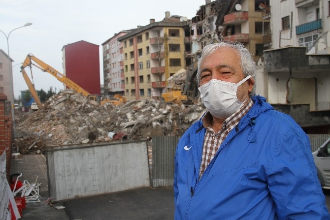 Rize'de kentsel dönüşüm çalışmaları kapsamında yıkımlar sürüyor 2