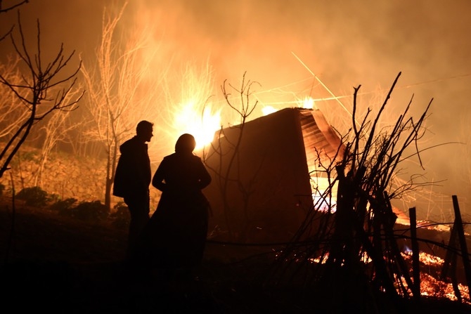 Araklı'daki yangın 6 saatte kontrol altına alındı 8