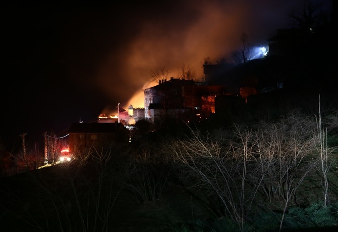 Araklı'daki yangın 6 saatte kontrol altına alındı 9