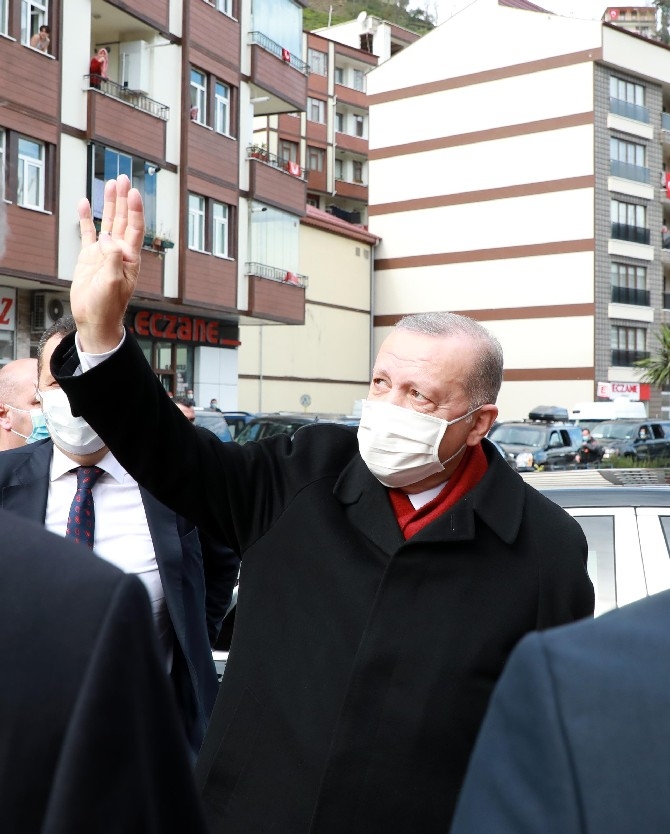 Cumhurbaşkanı Erdoğan, Güneysu Belediyesi’ni ziyaret etti 9
