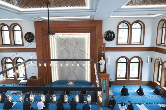 Cumhurbaşkanı Erdoğan, RTEÜ'de Cami Açılışını Gerçekleştirdi 20