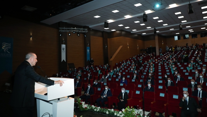 Cumhurbaşkanı Erdoğan, RTEÜ'de 2 Fakültenin Ek Binasının Açılışını  3